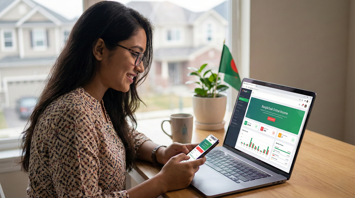 Online Income Without Investment in Bangladesh using BanglaTask Micro Jobs